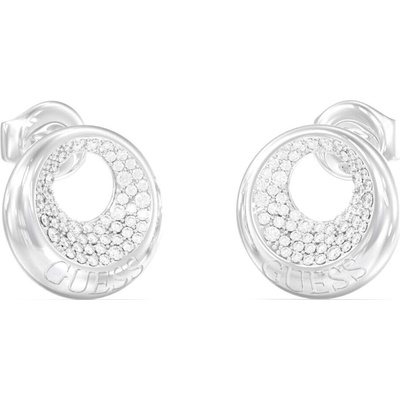 Guess Třpytivé náušnice s krystaly Moon Drops JUBE06247JWRHT/U