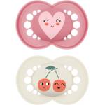 MAM Original 6+ months биберон Pink/ Beige 2 бр