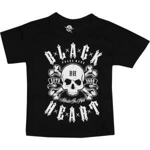 Black heart детска тениска black heart - bullet - ЧЕРНА - 17572