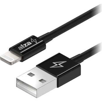 AlzaPower APW-CBMFI18910B Core USB-A to Lightning MFi, 0.5m, černý