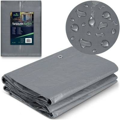 Plonos PL-501 krycí plachta HDPE 4 x 5 m 260 g/m² šedá