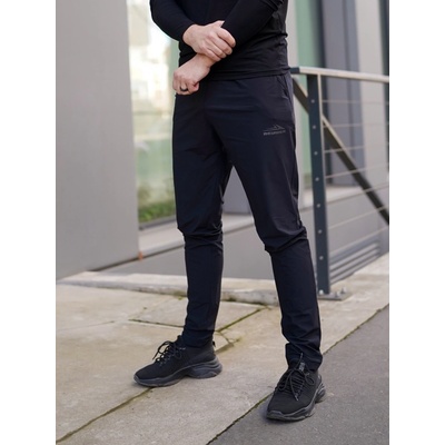 NEYWER pánské funkční elastické sportovní kalhoty černé EPK600