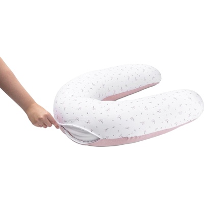 Doomoo Калъф за възглавница за майки Doomoo - Buddy, Flower Pink (BC B35)