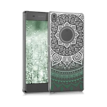 Image 1 of kwmobile Прозрачен калъф с дизайн индийско слънце за Sony Xperia XA - прозрачен