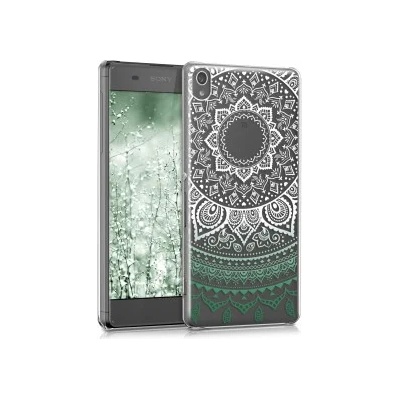 kwmobile Прозрачен калъф с дизайн индийско слънце за Sony Xperia XA - прозрачен