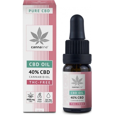 Cannaline CBD Konopný olej THC Free 40% 4000 mg 10 ml