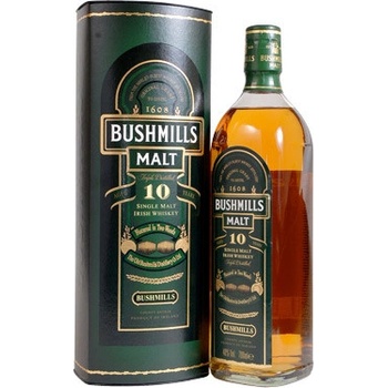 Bushmills 10y 40% 0,7 l (holá láhev)