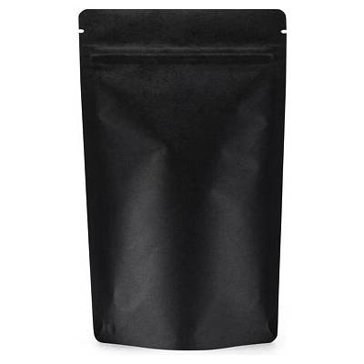 Doypack ZIP | černý kraft papír bez AL vrstvy obsah 100ml (85 × 140 + 50mm)