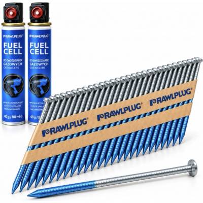 Rawlplug pozinkované krúžkové klince 3,1x90 2200 ks