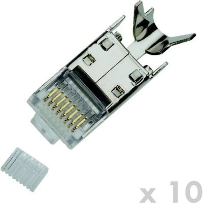 DATACOM konektor RJ45 STP CAT7(6A) 8p8c drát(10ks) 4146 – Sleviste.cz