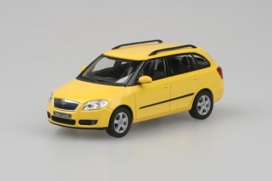 ŠKODA FABIA II COMBI 2007 -- ABREX Žlutá Sprint 1:43 - Heureka.cz