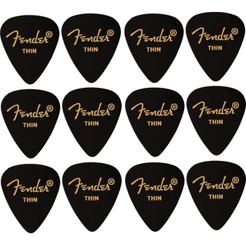 Image 1 of Fender 351 Shape Premium 12 Black Перце за китара (1980351706)