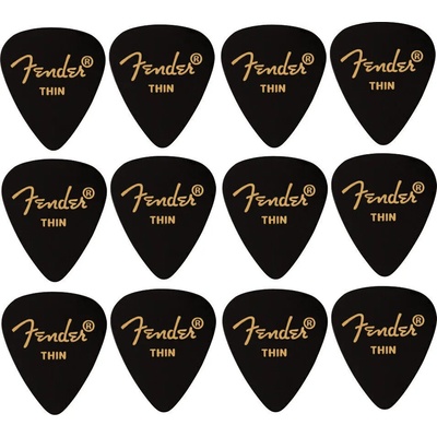 Fender 351 Shape Premium 12 Black Перце за китара (1980351706)