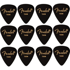 Fender 351 Shape Premium 12 Black Перце за китара