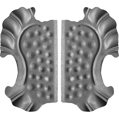 EKOfence Štítok bránový zdobený bez otvorov 290x160, t2mm 8466