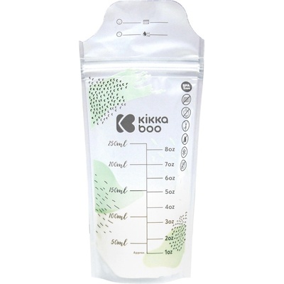 KikkaBoo Пликове за съхранение на кърма KikkaBoo - Lactty, 250 ml, 50 броя (31304030018)