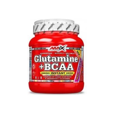 Amix Nutrition Глутамин + bcaa amix, На прах, Вкус ананас, 0.530кг, 710