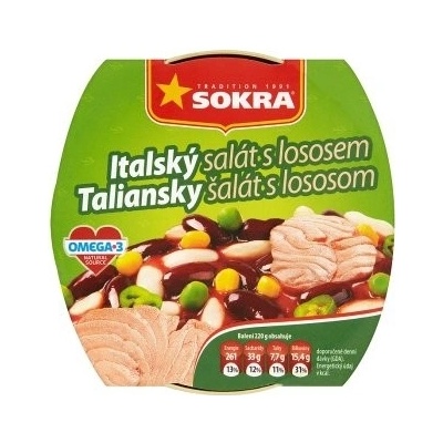 Sokra Italský salát s lososem 220 g – Hledejceny.cz