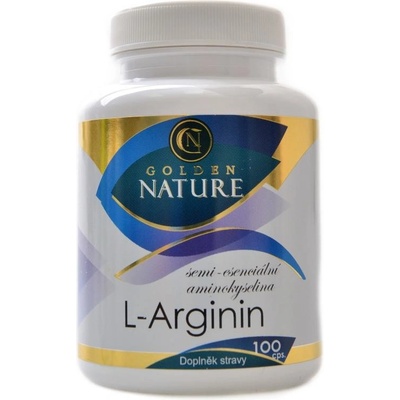 GoldenNature L-Arginin 100 kapslí