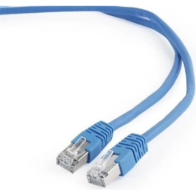 Gembird PP6-0.5M/B Patch CAT6 stíněný FTP, 0,5m, modrý