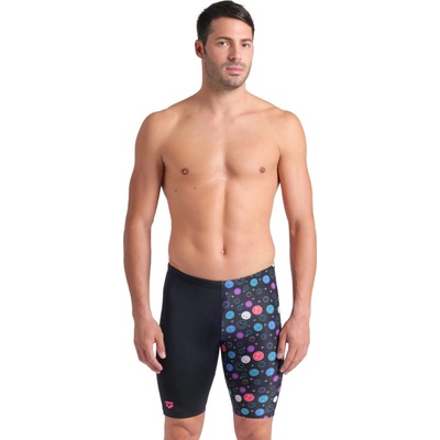 Arena Performance Funny Prints Contour Swim Jammer Black