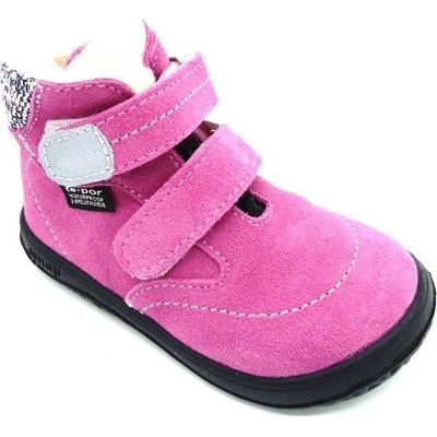Jonap zimní barefoot obuv b5 slim s membránou sv.růžová
