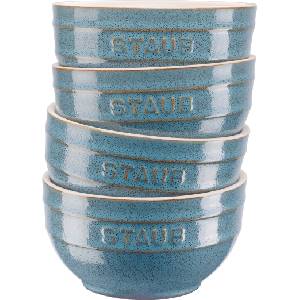 Staub Купички за закуски Staub 12 см тюркоазени 4 бр (40508-151-0)