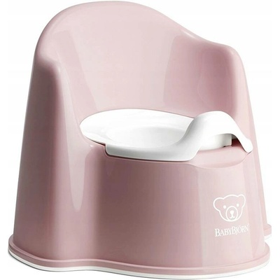 BabyBjörn nočník křesílko Pink White růžový