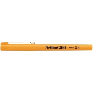 Artline Fineliner 200 Fine 0.4 жълт (EK-200 YELLOW)