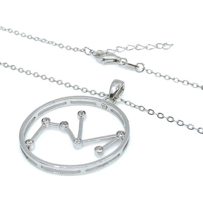 Jan Kos jewellery Stříbrný řetízek s přívěskem JMAS9512SN45
