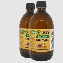 Dokonalá Láska A01 lněný olej s vitaminem E 1 l