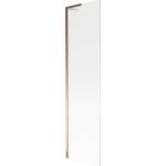 Mexen Next L преграда за вана 1-крило 50 x 150 см, райета, розово злато - 895-050-000-03-09-60 (895-050-000-03-09-60)