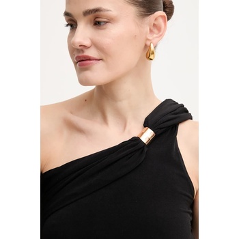 Herve Leger Блуза Herve Leger Sofia в черно с апликация RMJ1518808 (RMJ1518808)