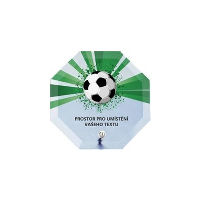 Poháry Bauer Skleněná trofej s potiskem CRP2M1 Fotbal