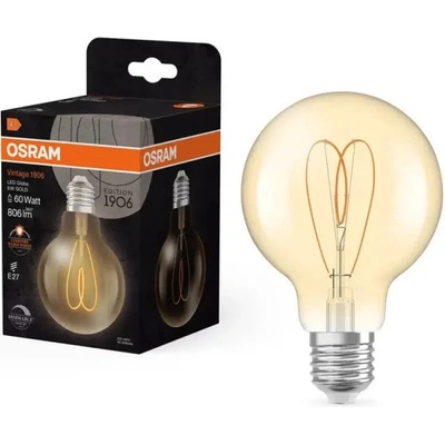 OSRAM Led ЛАМПА vintage 1906 cla60 g80 gold heart fil dim 8w e27 ledvance (4058075836884)