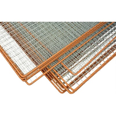 Plotový rám 1000x2000mm se Zn žebírkovým výpletem, rám v základní barvě