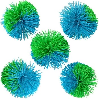 Fuzzy míčky 7 cm zelená