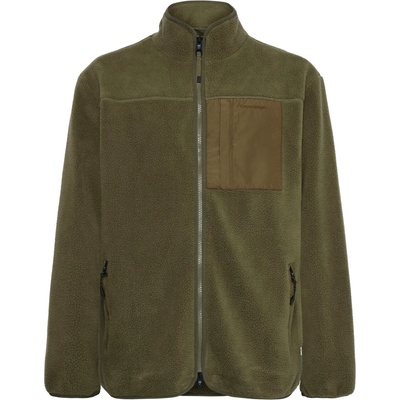 KnowledgeCotton Apparel Мъжко поларено яке KnowledgeCotton Apparel Everyday Adv. Nordic Light Zip FL Fleece jacket - Burned Olive - размер XL (005-6707-0114)