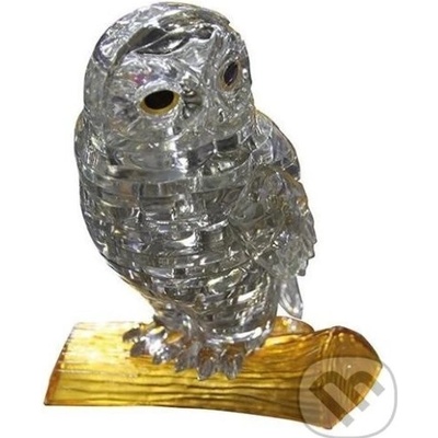 HCM KINZEL 3D Crystal puzzle Sova šedá 42 ks