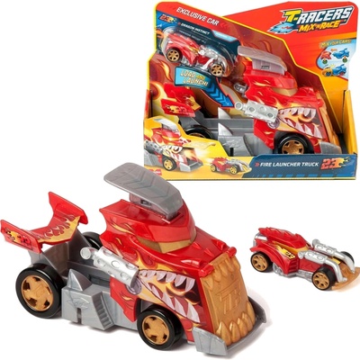 T-Racers Mix ’N Race Fire Launcher Truck – nákladné auto s vystreľovačom