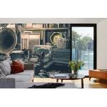 DIMEX ART Самозалепваща се флизелинова фототапета антични машини 375 x 250 см