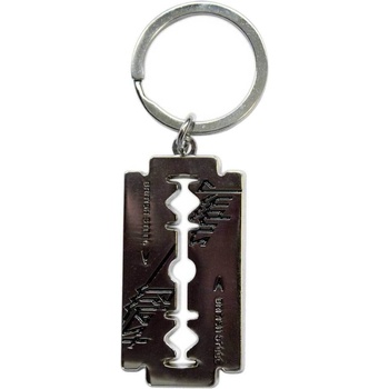 Judas Priest British Steel Razor Blade Ключодържател (JPKEY01)