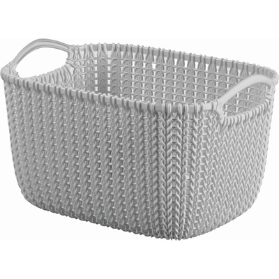 Curver Knit košík S 8 L 30 x 22 x 17 cm sivý