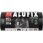 Alufix Торби за боклук 60 литра 60x80 см черни ldpe 21m 20 бр