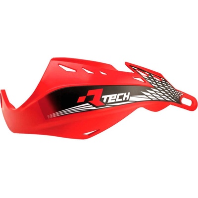 RACETECH (RTECH) kryty páček GLADIATOR EASY barva červená (s upevněním na řídítka 22,2mm i 28,6mm)