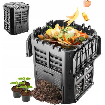 Kadax 1 komorový 360 l čierny