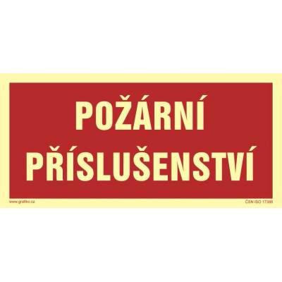 Grafiko | Požární příslušenství - fotoluminiscenční - Materiál Plast, Rozměr 400x200mm