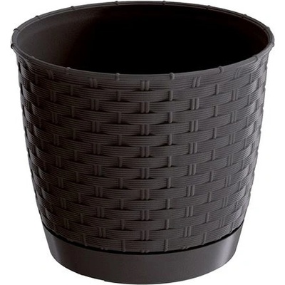 Prosperplast RATOLLA ROUND 22 x 19,5 cm, tmavo hnedý
