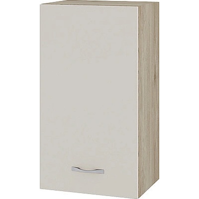 ИРИМ Горен шкаф с врата и рафт Сити АРС-2 дъб сонома арвен / сатен 40 см