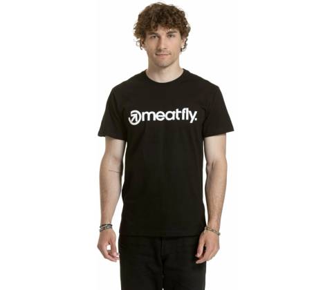 Meatfly tričko Logo black